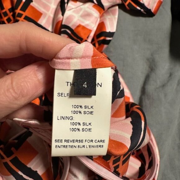 Thakoon Silk Dress, Sz 4 - Picture 5 of 9